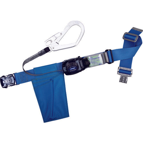 TSUYORON Body Belt Type Fall Arrest Device (Retractable Type) Retra Blue M Size: 1200mm TB-RL-OT593-BL4-M-BP 1 Piece