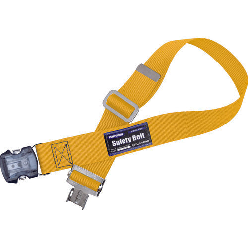 TSUYORON 몸통 벨트만 원터치 버클 황색 M 사이즈 폭 50MM×길이 1200MM TUB-SOTN-YM-BP 1개