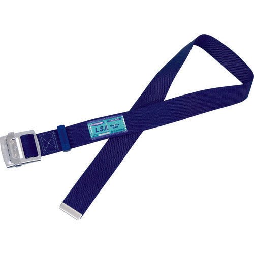 TSUYORON 胴ベルトのみ スチールスライドバックル 紺 Mサイズ 幅50MM×長さ1200MM TUB-L90N-BL2-M-BP 1 本