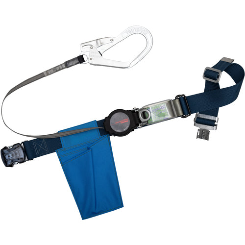 TSUYORON ワンハンドリトラ安全帯 紺 Mサイズ TB-ORL-OT593-BL2-M-BP 1 本