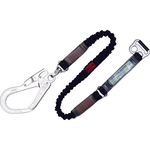 TSUYORON 몸통 벨트형용 란야드 노빌론 블랙 TBL-AB-NV593SV-BK-N-BP 1개