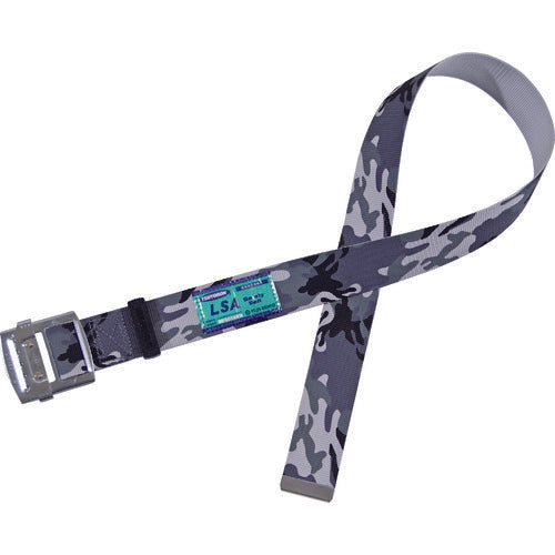 TSUYORON 몸통 벨트만 스틸 슬라이드 버클 실버 M사이즈 폭 50MM×길이 1200MM TUB-L90N-SL-M-BP 1개