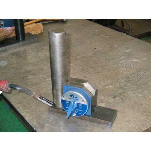 KANETEC 마그넷 육각 홀더(핸들 회전식 자석 전환) KM-SA 1개