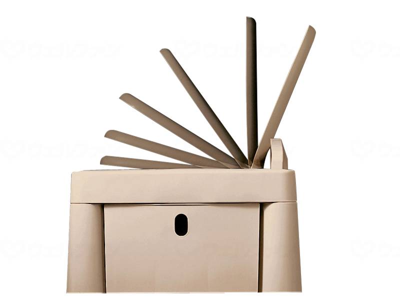 Shinki Synthetic Portable Toilet with Backrest