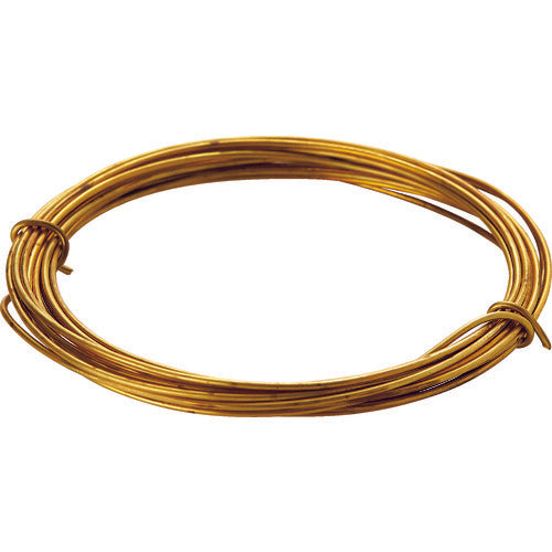 TRUSCO Brass Wire, Wire Diameter 0.70mm x Approx. 6m, TBW-22, 1 Roll