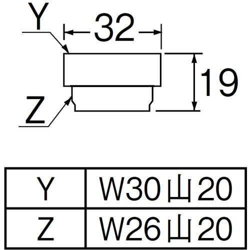 SANEI 파이프 어댑터 PT35-24S 1 개