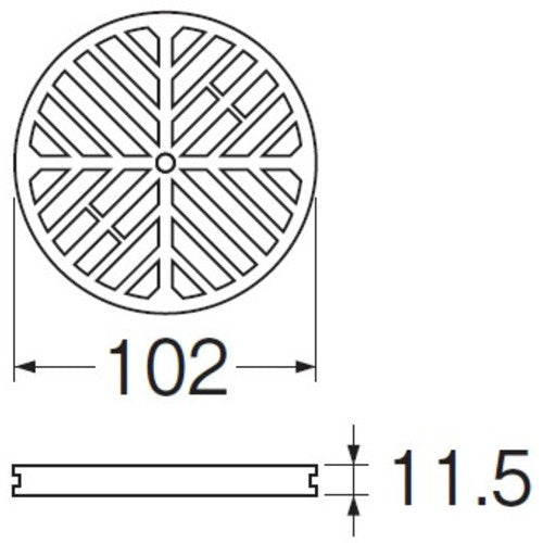 SANEI 유닛 버스용 트랩 접시 PH91F 1개