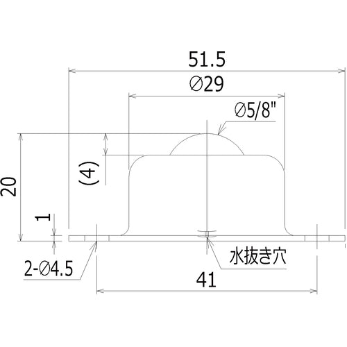 ISB 상향 볼 캐스터 이구티베어 IM-16R 스틸제 IM-16R 1개