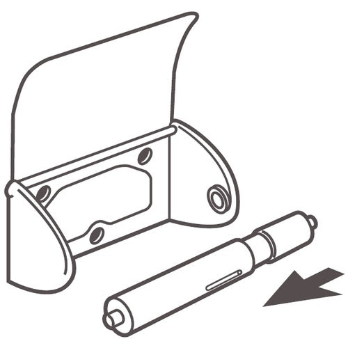 SANEI Paper Holder Rod W39 1 piece