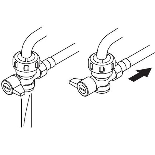 SANEI 切替コック PU6-66F-13 1 個