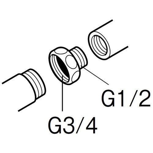 SANEI 20×13 어댑터 PT25-5 1개