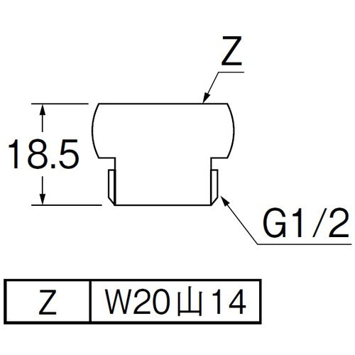 SANEI 커플링 물마개 어댑터 PT350-1 1개