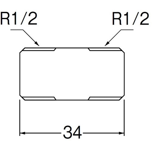 SANEI ステンレス丸ニップル JTS205-13 1 個