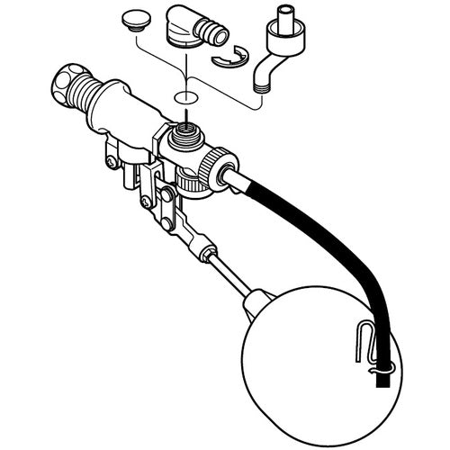 SANEI Low Tank Ball Tap PV46-1S-13 1 pc