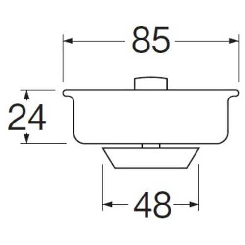 SANEI Sink Drain Plug Garbage Disposal PH62F-L 1 pc