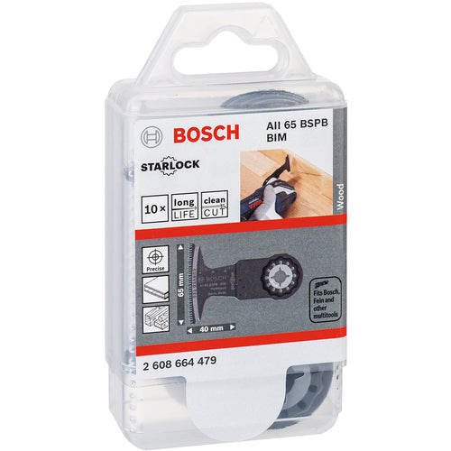 Bosch Multi-Tool Blade (Cut-Saw) Starlock Wood AII65BSPB AII65BSPB/10 1 S