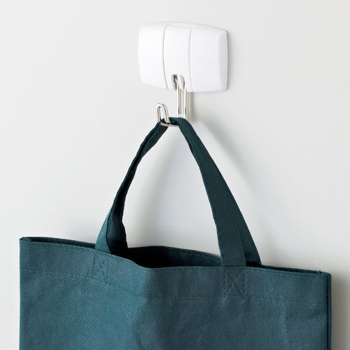 Green Cross Easy-to-attach Magnetic Hook, White, Load Capacity 14kg, MG-971W, 91 x 85mm, ABS Resin, Blister Pack, 313023, 1 pc