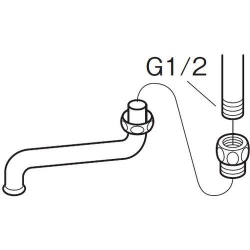 SANEI 파이프 어댑터 PT35-25S 1 개