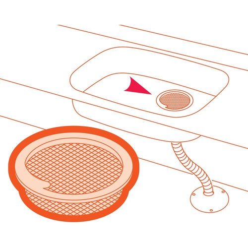 SANEI sink drain plug basket PH696AF-S 1 piece