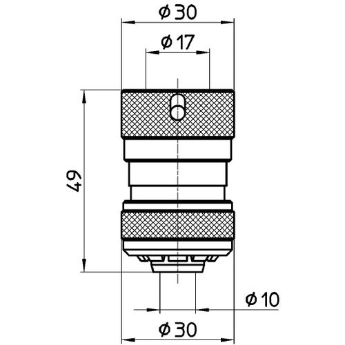 SANEI 金属製ストップジョイント PL60-51 1 個