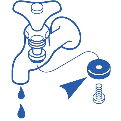 SANEI Faucet Fixing Block Gasket PP12A-2S-14 1 bag