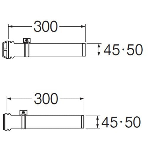 SANEI バスPC接続管 PT46-5 1 個