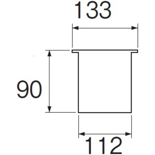SANEI sink drain plug basket copper PH6501AF-2-S 1 piece
