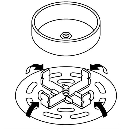 SANEI Multipurpose One-Trap Plate PH50F-2-S 1 pc