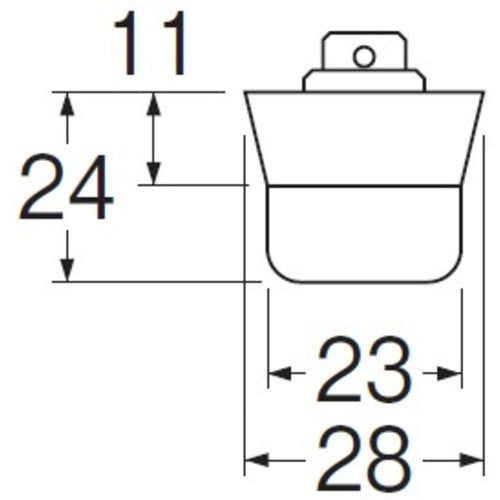 SANEI 버스용 J형 쿠사리 부착 고무 마개 PH26 1개
