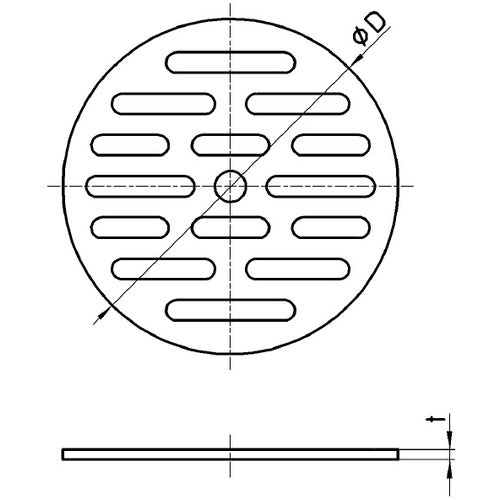 SANEI 배수용 접시 H40F-65 1개