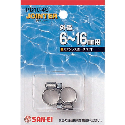 SANEI 스테인리스 호스 밴드 PD10-4S 1 개