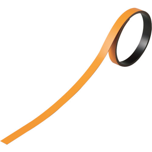 녹색 십자 테이프 형상 컬러 마그넷 오렌지 마그네 10YR 10mm 폭×1m×0.8mm 3개 세트 312015