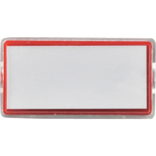 Green Cross Magnetic Card Case Red MGK-50R 25 x 50 x 8mm with backing Vinyl 314022 1 pc