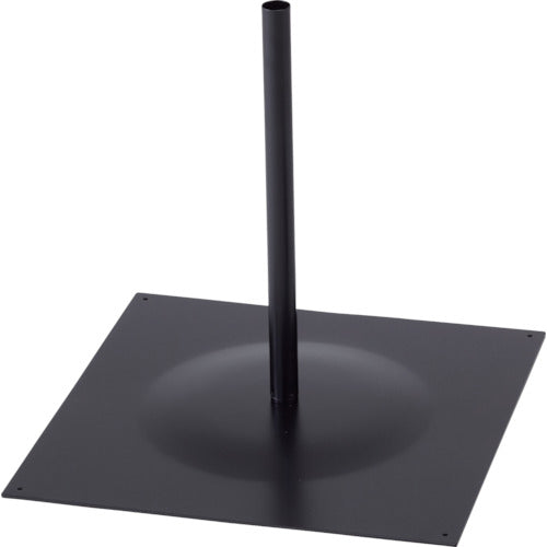 緑十字 のぼり用スタンド(フラットベースタイプ) 重量5.2kg スチール製 ノボリ用ポール台F(大) 255116 1 台