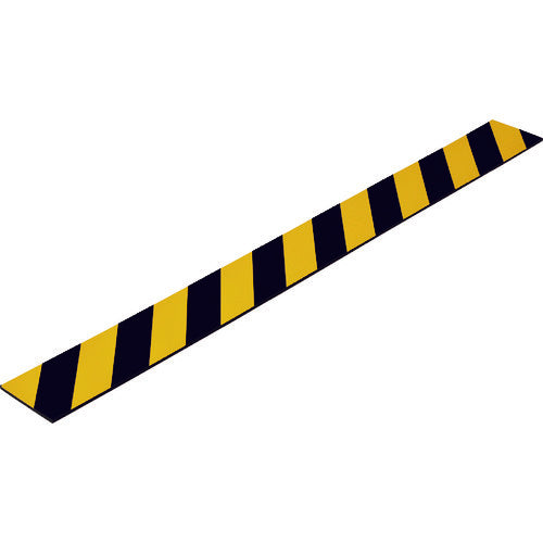 Green Cross Tiger Pattern Cushion Yellow/Black TRC-105H 100 x 1000 mm Thickness 5 mm Reflective Type 247041 1 piece