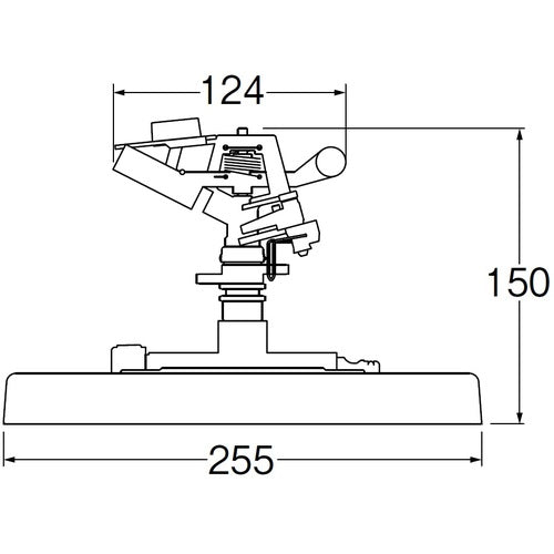 SANEI PC Part Circle Sprinkler C5180-13 1 pc