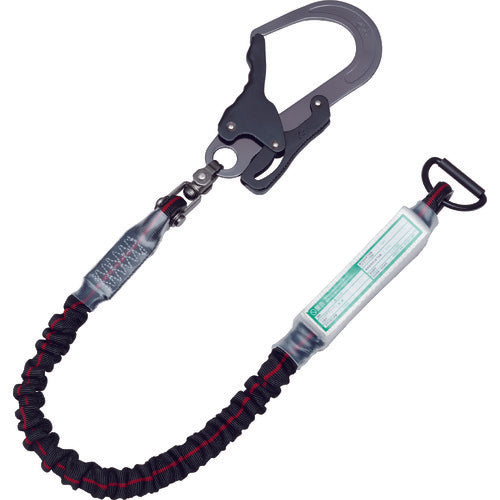 KH Accordion Sword Aluminum Swivel D Ring 17 Black/Scarlet Line S1JDWK-17 1 piece