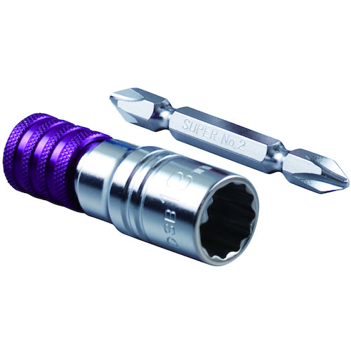 スーパー 電ドル用ビットソケット(ビット着脱式)六角対辺:13mm DSB13 1 個