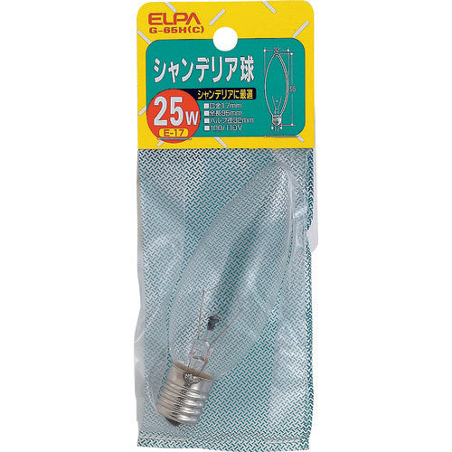 ELPA シャンデリアE17 G-65H(C) 1 個