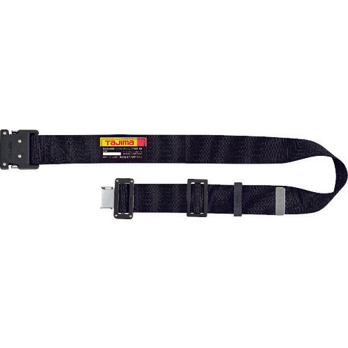 타지마 몸통 벨트 알루미늄 원터치 블랙 버클 블랙 M사이즈 BWBM125-BK 1개