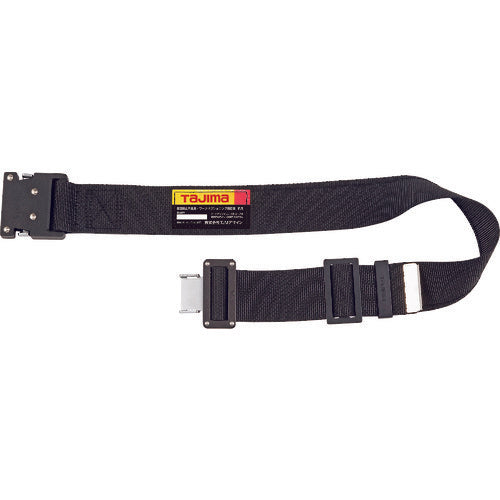 타지마 몸통 벨트 알루미늄 원터치 블랙 버클 커브 블랙 S 사이즈 BWBCS110-BK 1 개