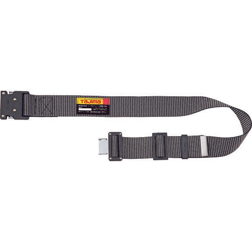 タジマ 胴ベルト アルミワンタッチ黒バックルドット柄 ドット白 Mサイズ BWM125-DWH 1 個