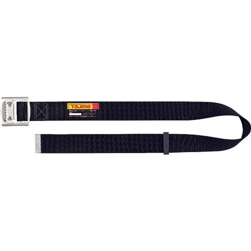 タジマ 胴ベルト アルミワンフィンガーバックル 黒 Mサイズ BAM125-BK 1 個