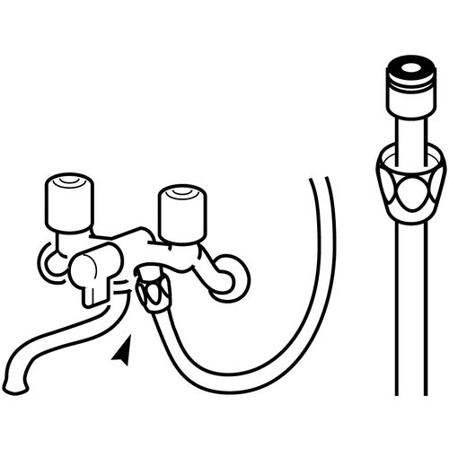 SANEI Hose Fitting PU86TF-2 1 pc