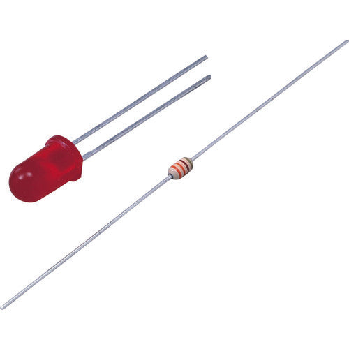 ELPA LED 5MM Red HK-LED5H(R) 1 piece