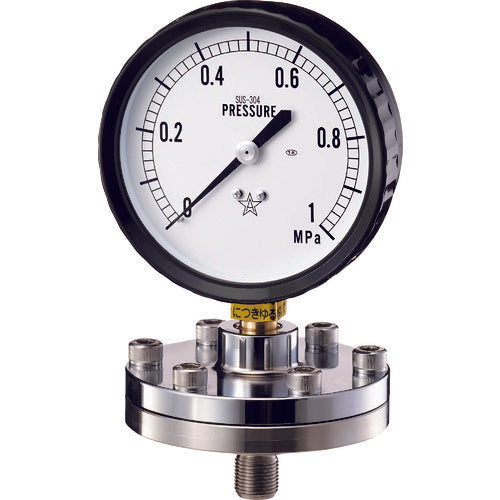 우하 격막식 압력계 BT-1형 KA-BT-1-4-PVC-1MPA 1개