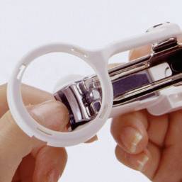 Green Bell Nail Clipper with Loupe