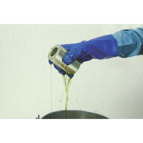 S.T. NO630 Nitrile Model Long (Reverse knit) L size NO630 L 1 pair