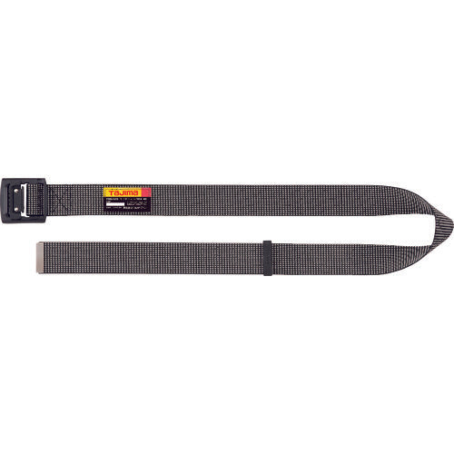 タジマ 胴ベルト アルミワンフィンガー黒バックルドット柄 ドット白 Lサイズ BAL145-DWH 1 個