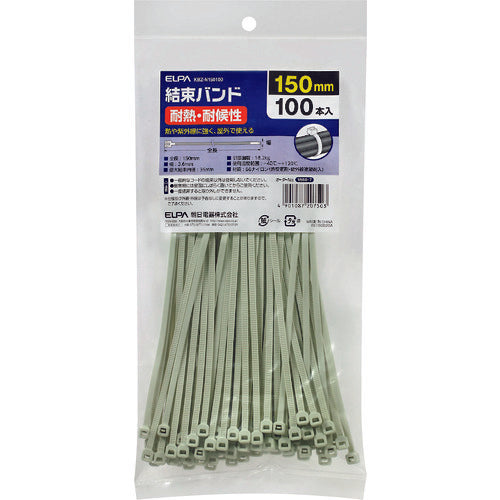 ELPA Heat Resistant Binding Tape 150mm (100 Pieces) KBZ-N150100 1 PK